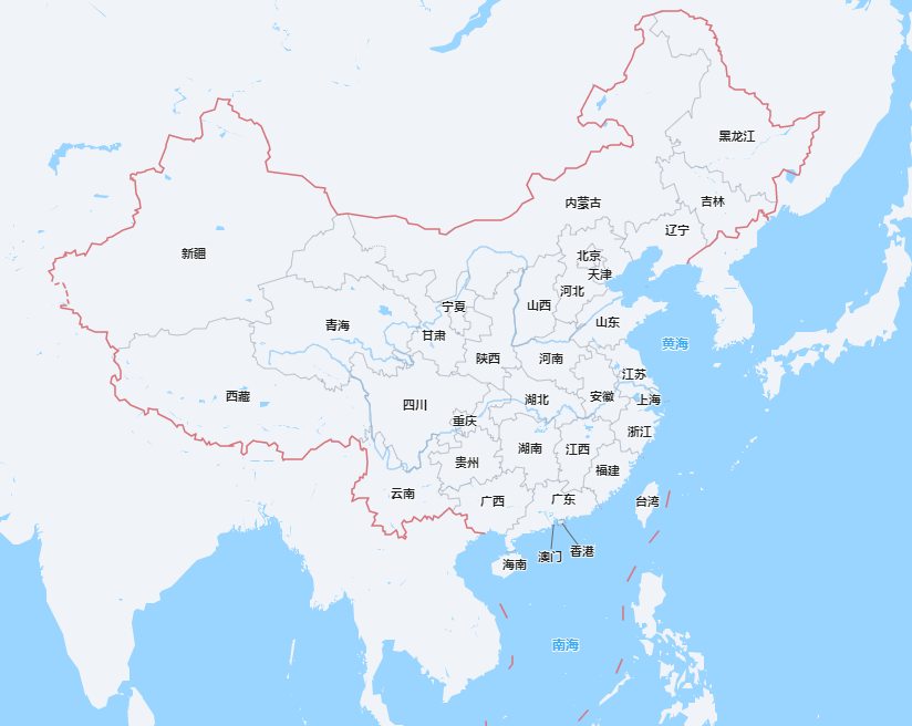 中國旅游電子地圖高清版大圖